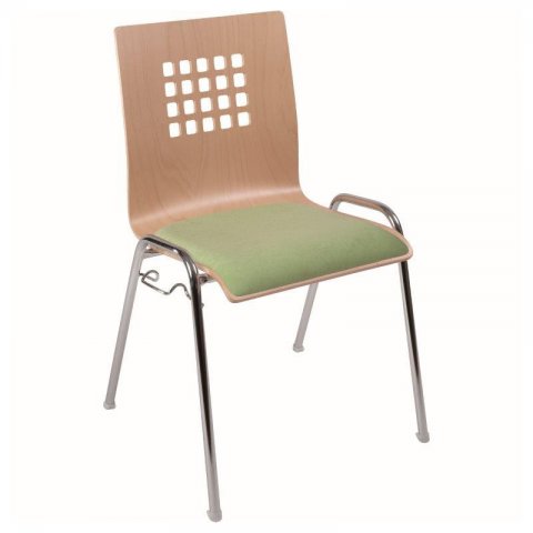Konferenční židle VIOLA (čalouněný sedák)