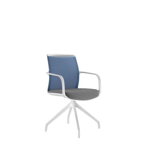 Konferenční židle LEAF 506, F90-WH