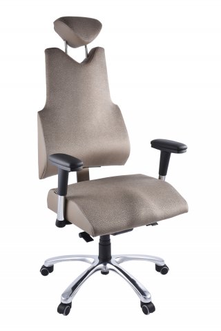 Zdravotní ergonomická židle THERAPIA BODY 2XL COM 5612 – chrom - Výprodej (1 ks)