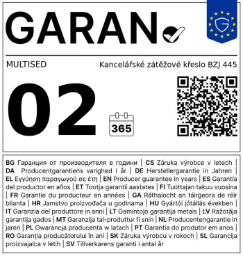 Kancelářské zátěžové křeslo BZJ 445