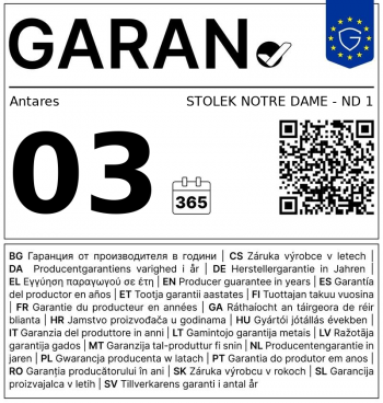 STOLEK NOTRE DAME - ND 1