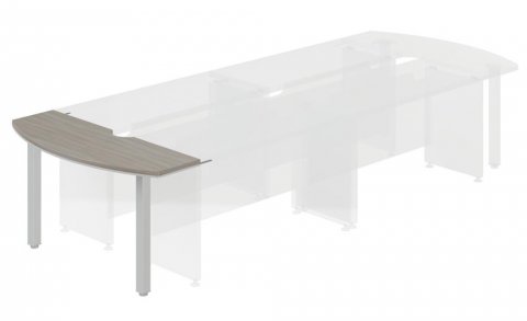 Zakončovací prvek pro jednací stoly Wels 140x50x76,2 cm